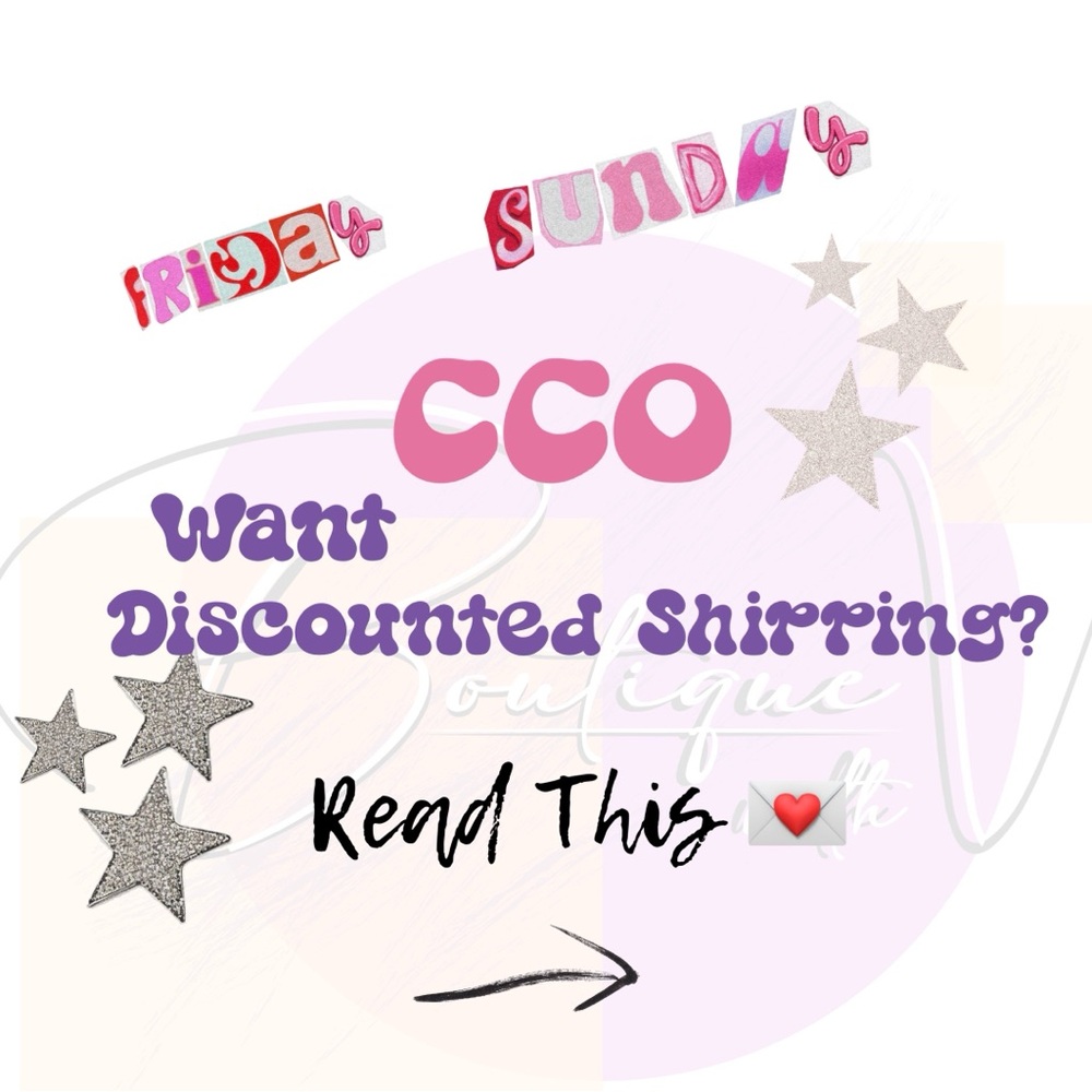 CCO and Boutique With V 🛒